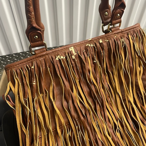 Steve Madden Fringe Tote Fair Condition - Picture 8 of 8
